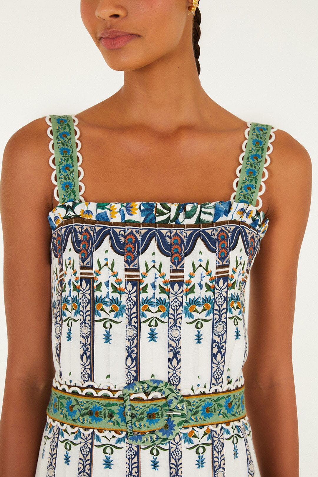 Off-White Manoela Belted Maxi Dress