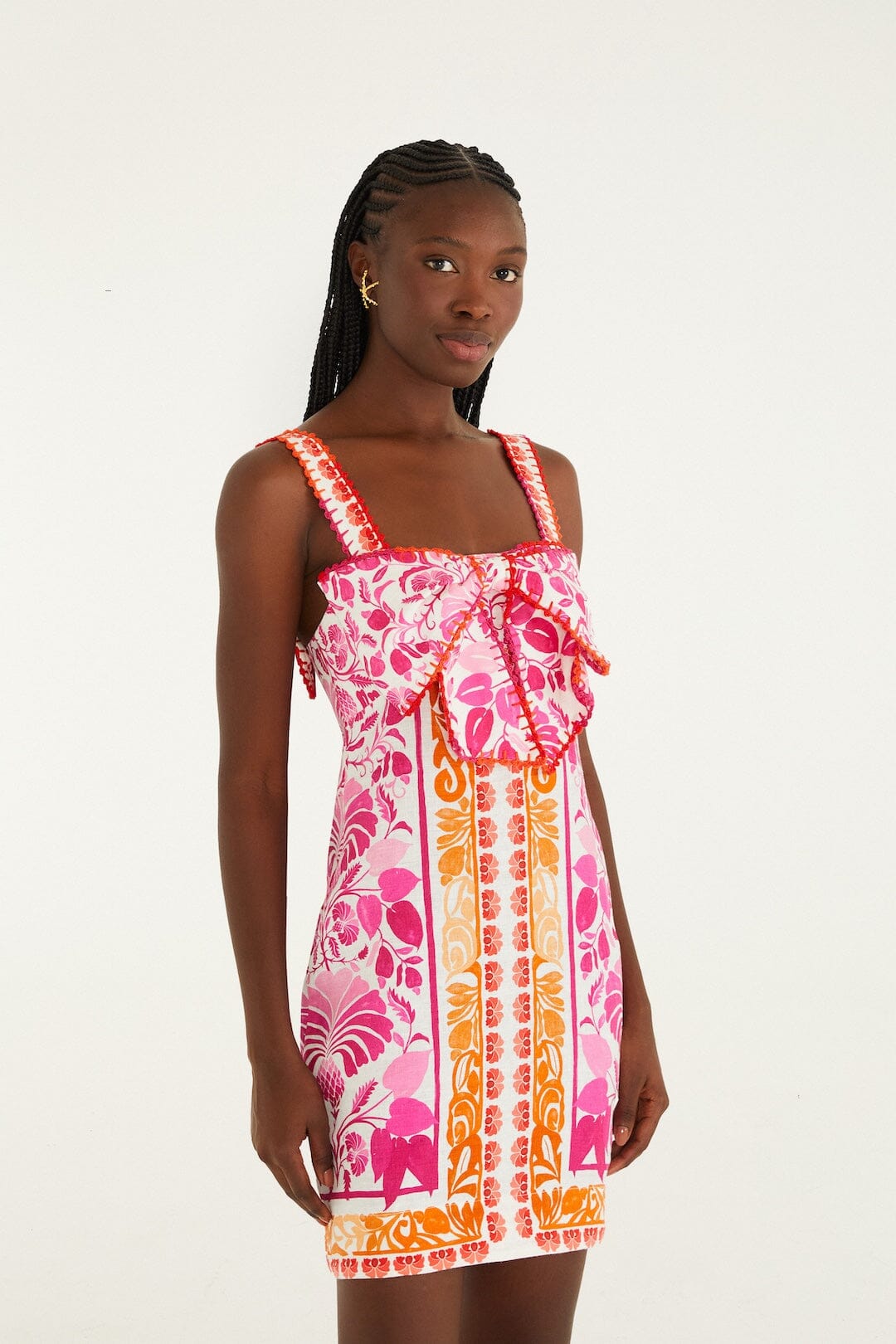 Off-White Santorini Crochet Mini Dress