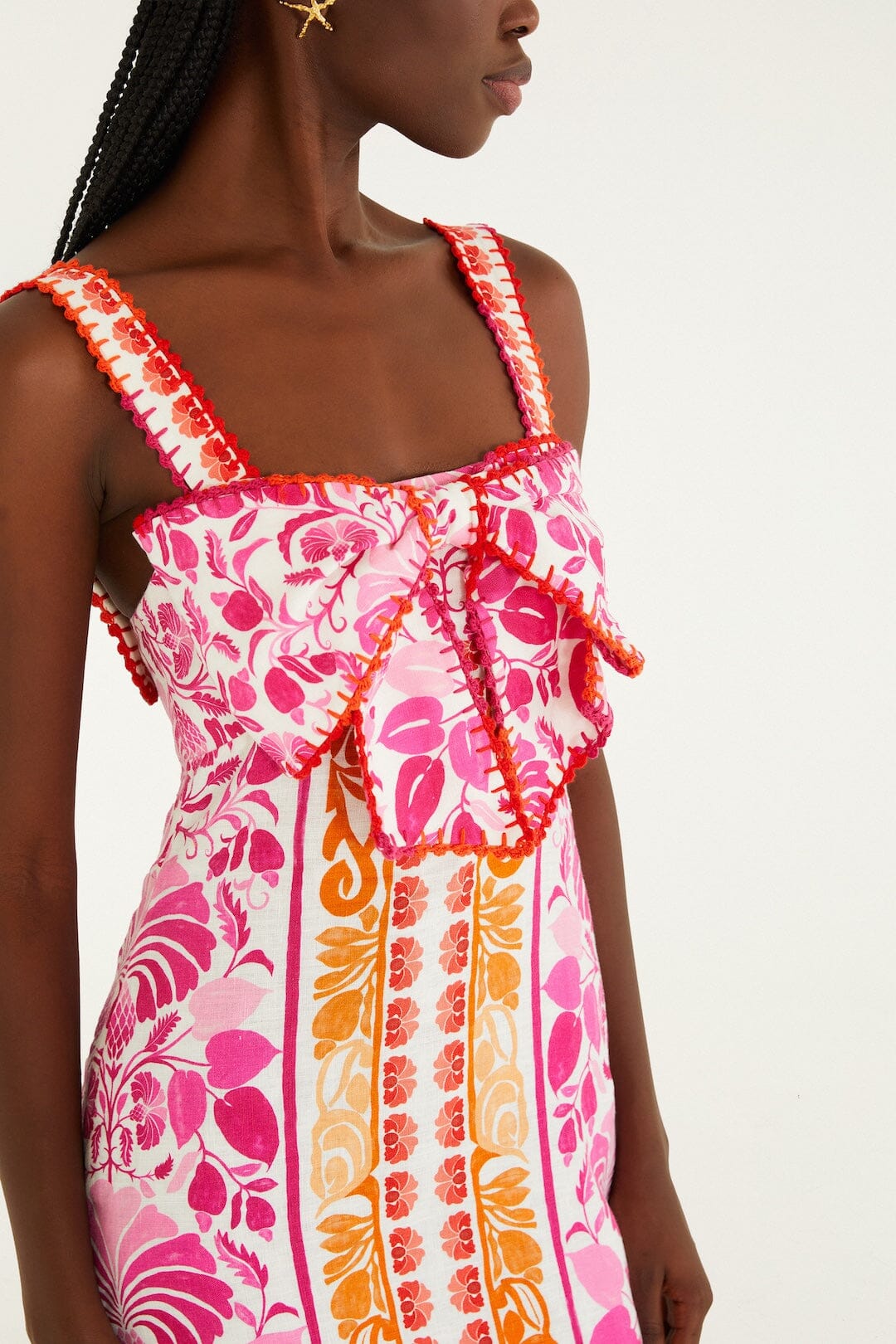 Off-White Santorini Crochet Mini Dress