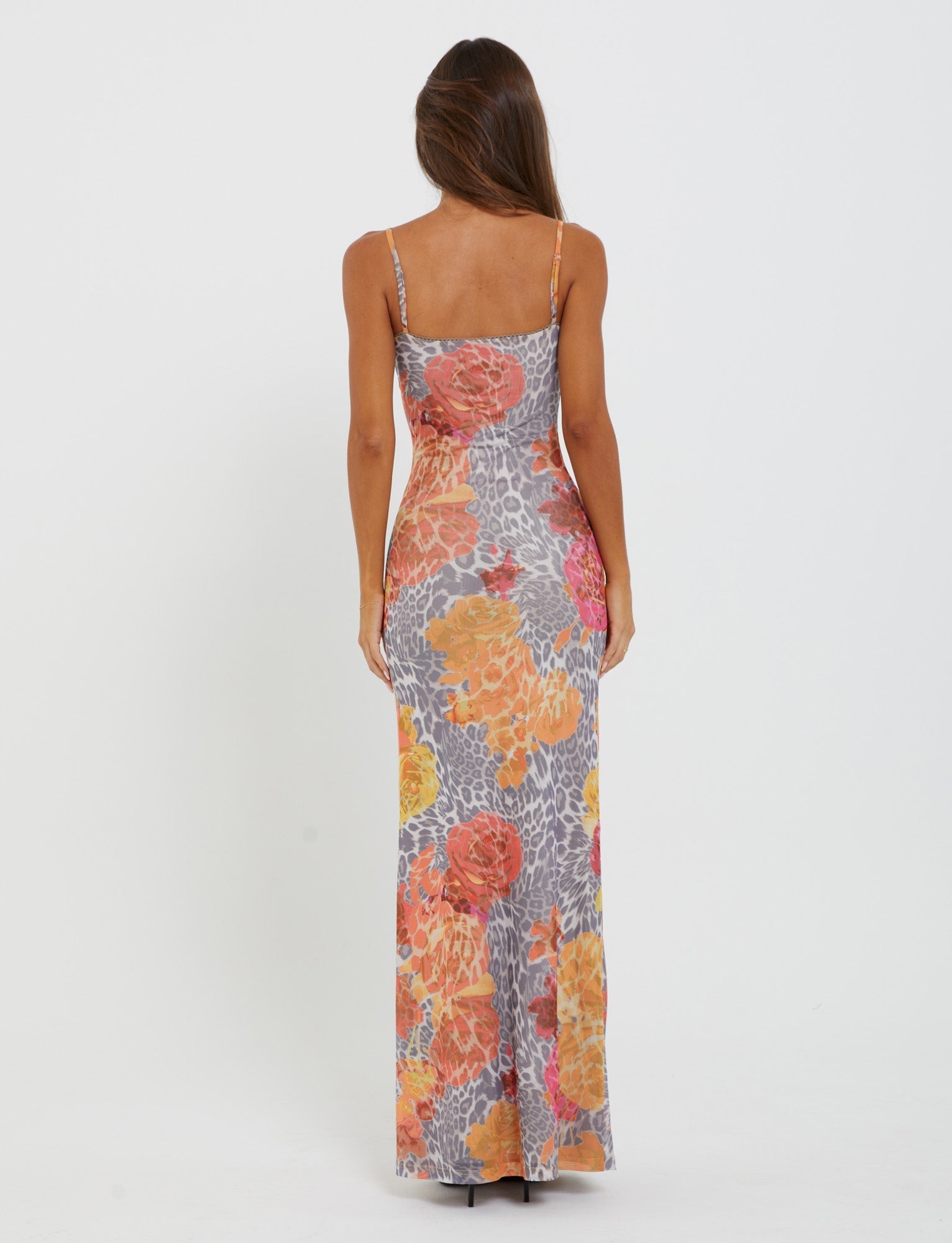 Julianna Dress - Multi : Leopard : Orange Leopard