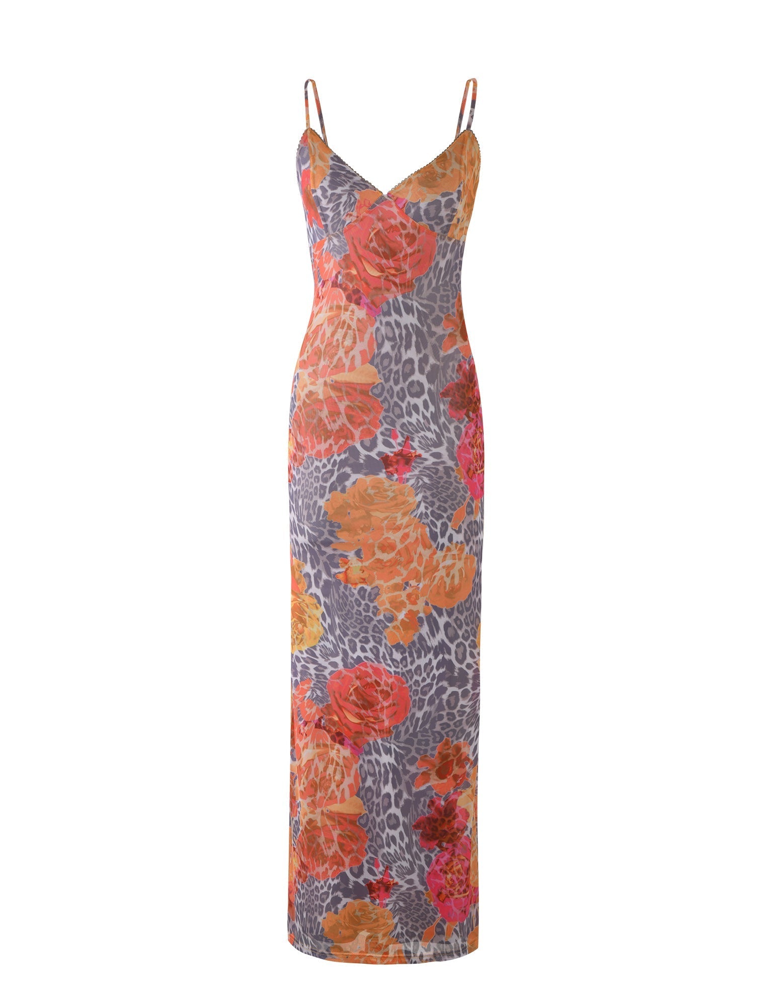 Julianna Dress - Multi : Leopard : Orange Leopard