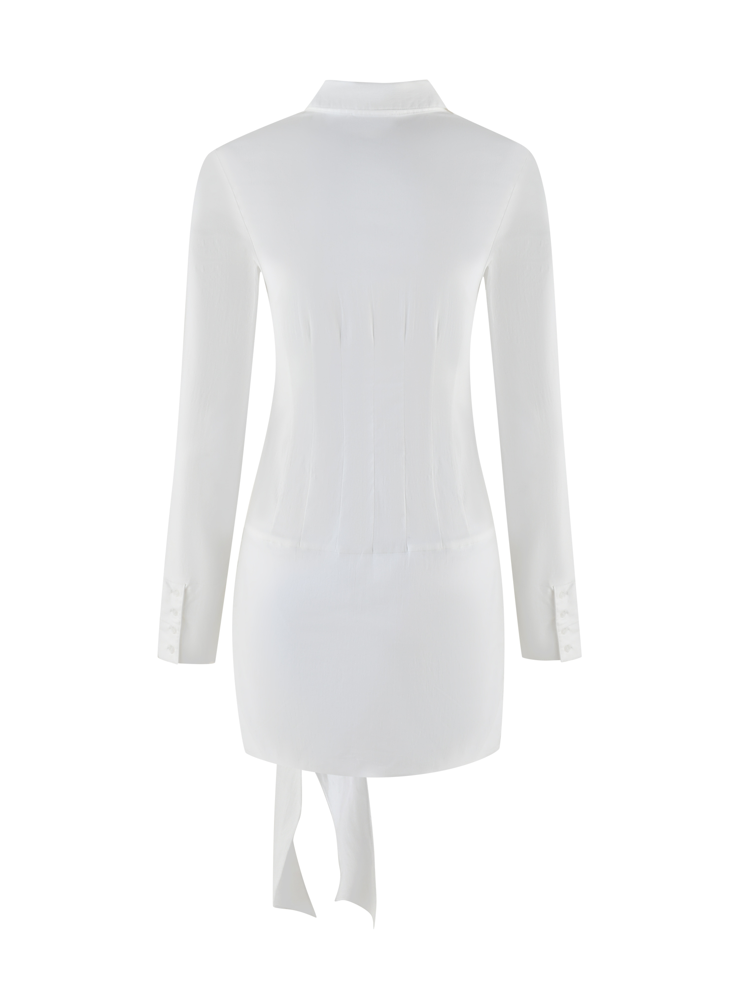 Zadie Shirt Dress - White