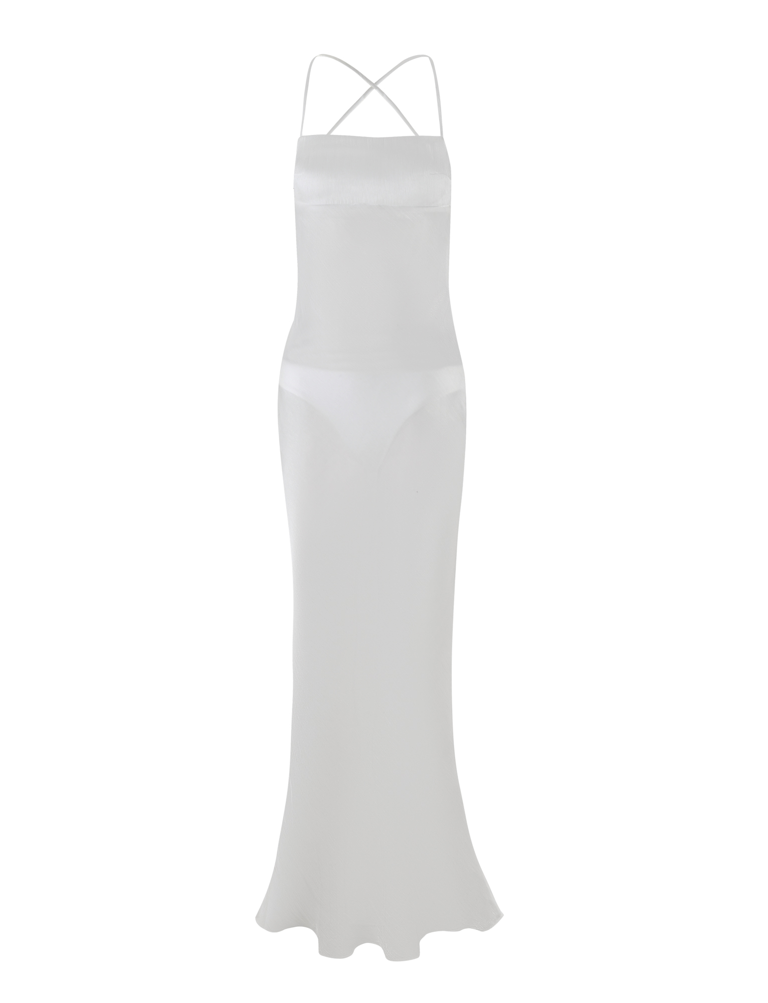 Kiah Maxi Dress - White : Ice