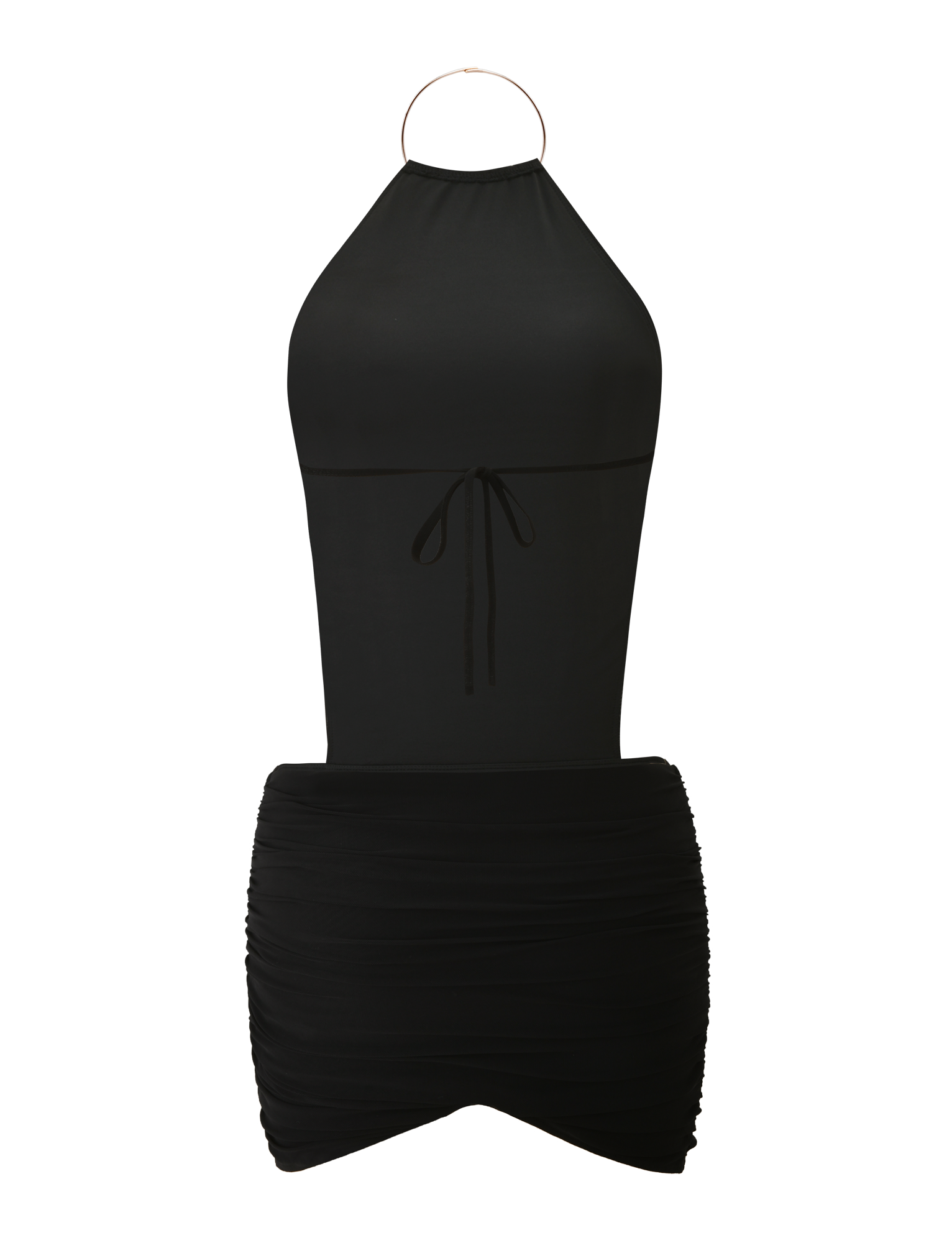 Evanna Mini Dress - Black