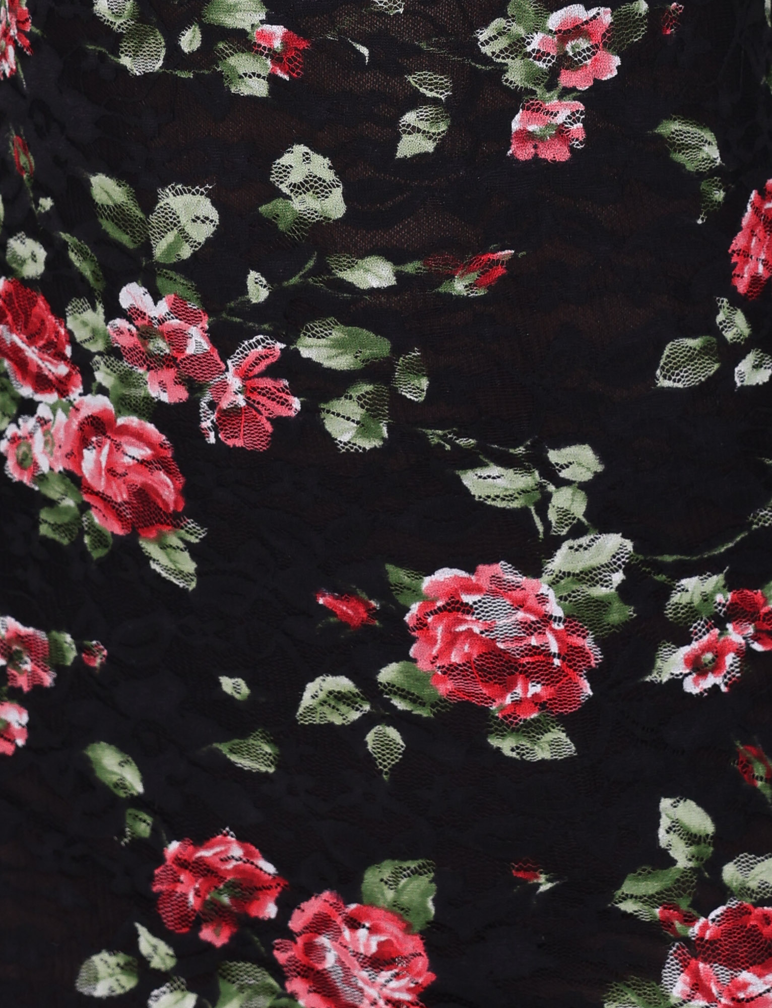 Andee Mini Dress - Black : Floral : Blackrose