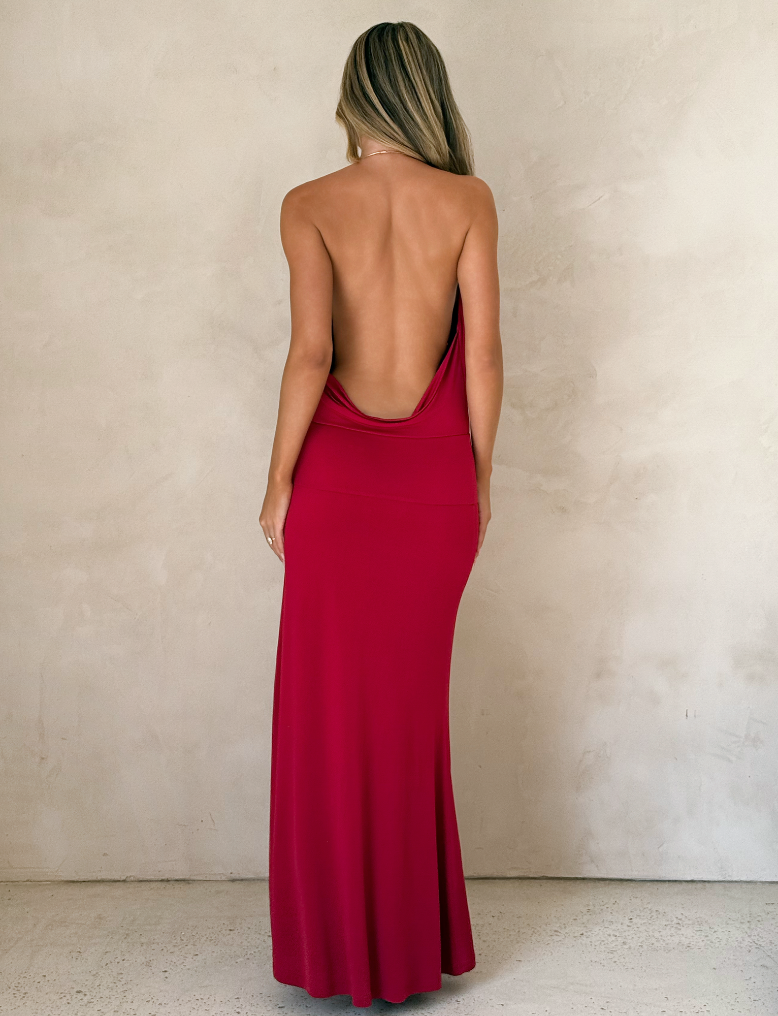 Tarrin Maxi Dress - Red