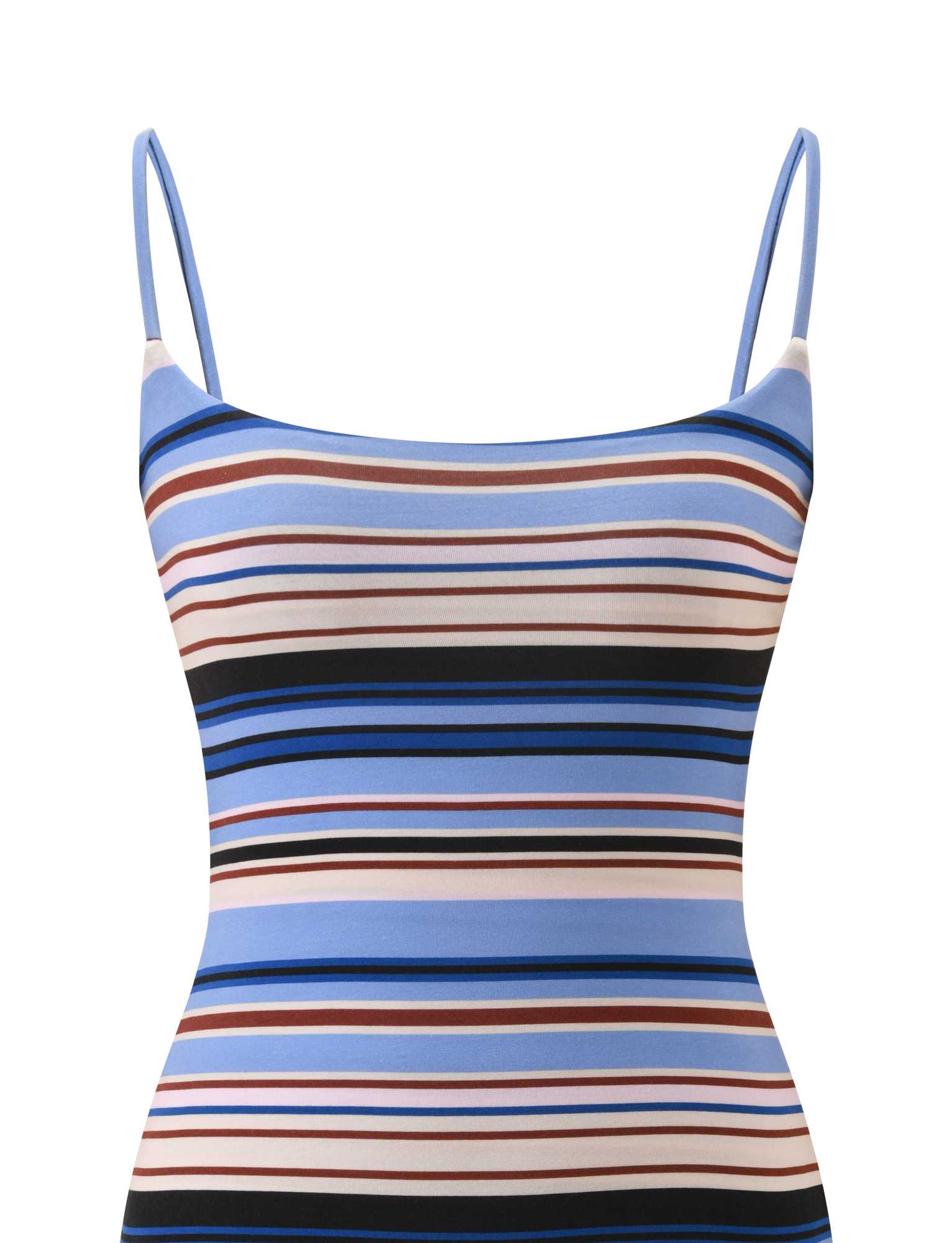 Minerva Mini Dress - Blue Stripe