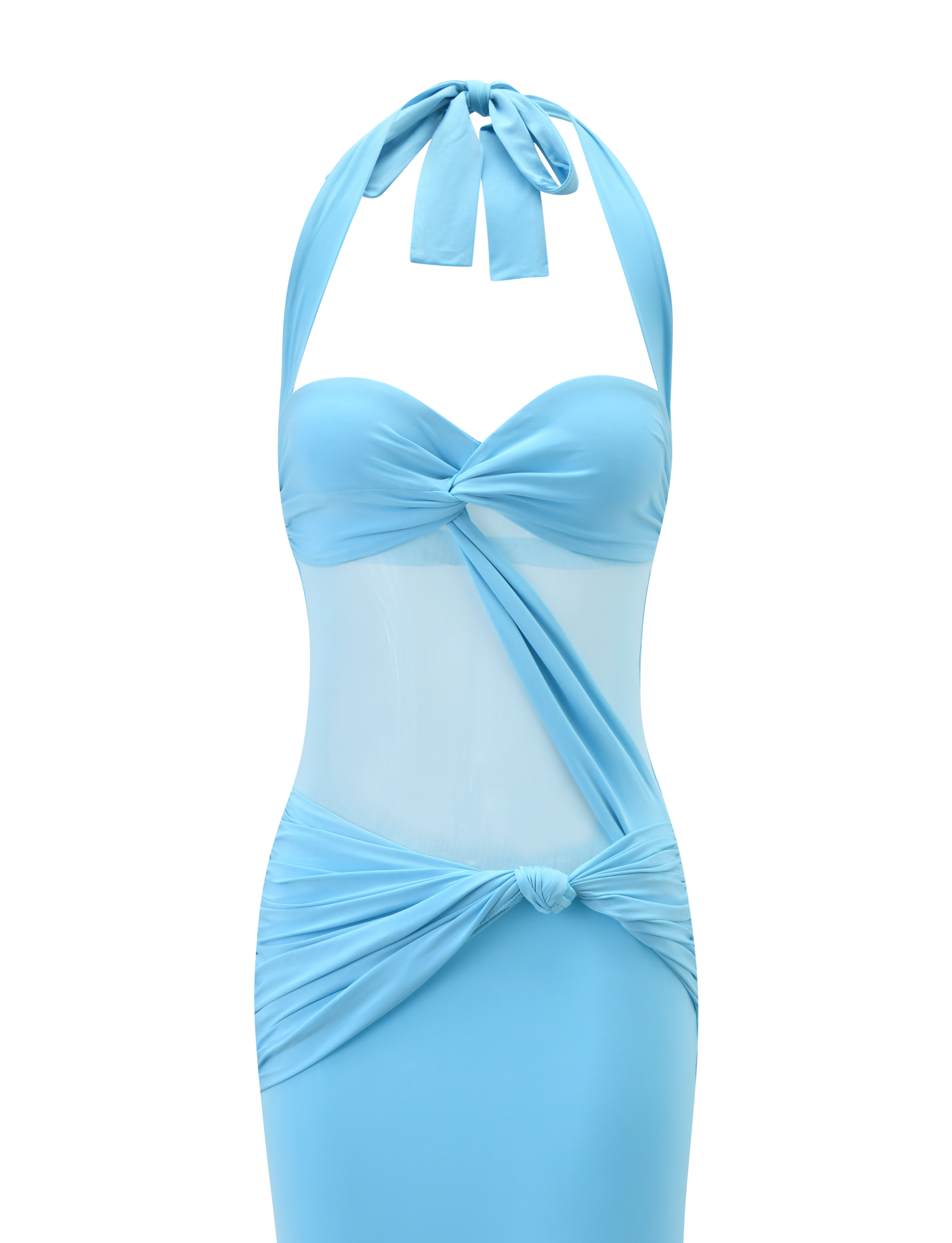 Daphnia Dress - Aqua
