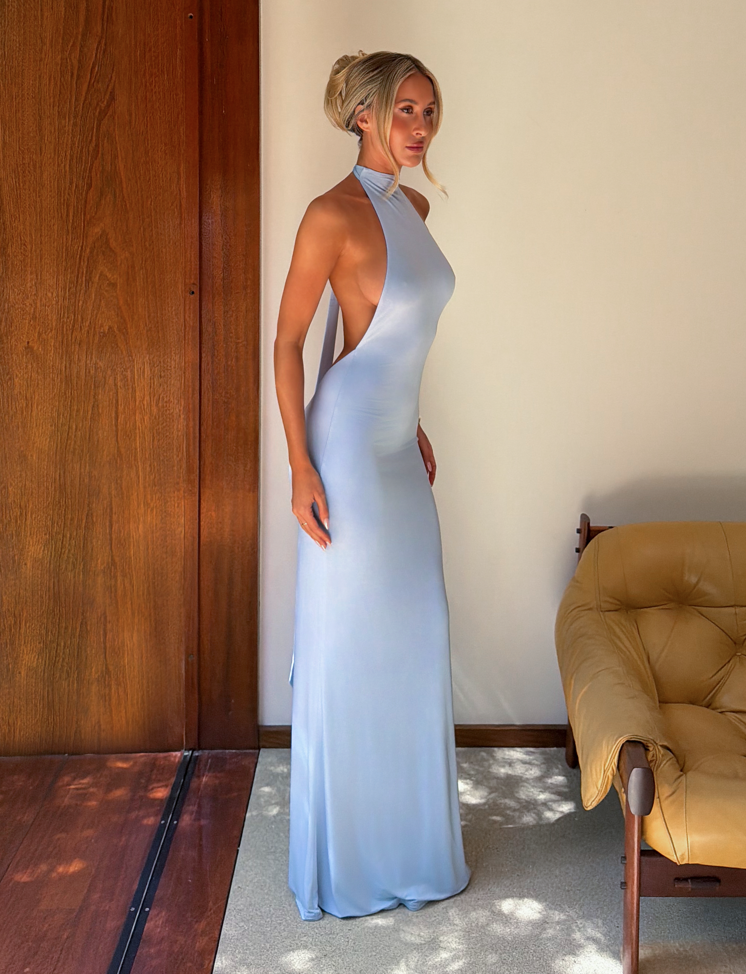 Maddy Maxi Dress - Baby Blue