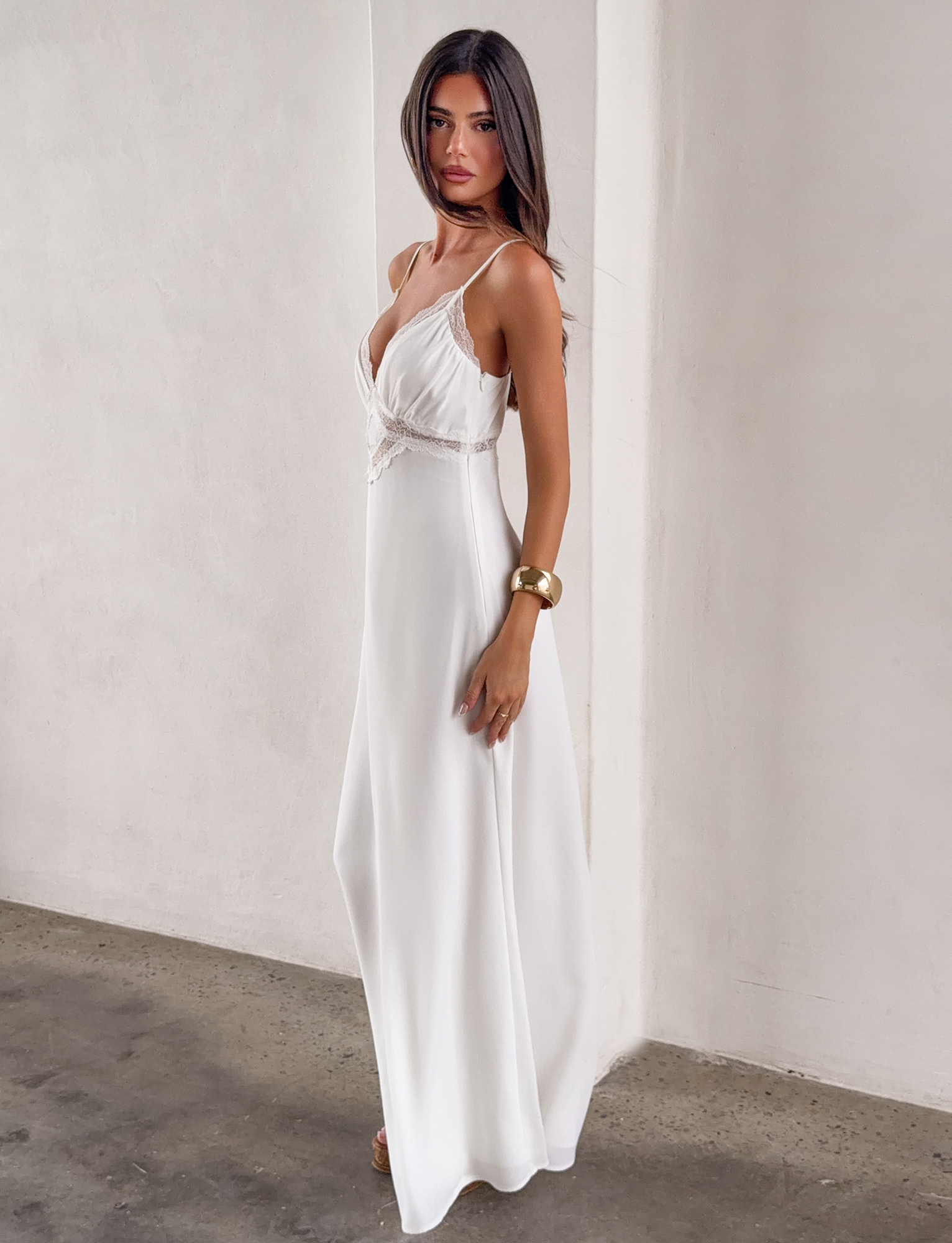 Aislynn Maxi Dress - White
