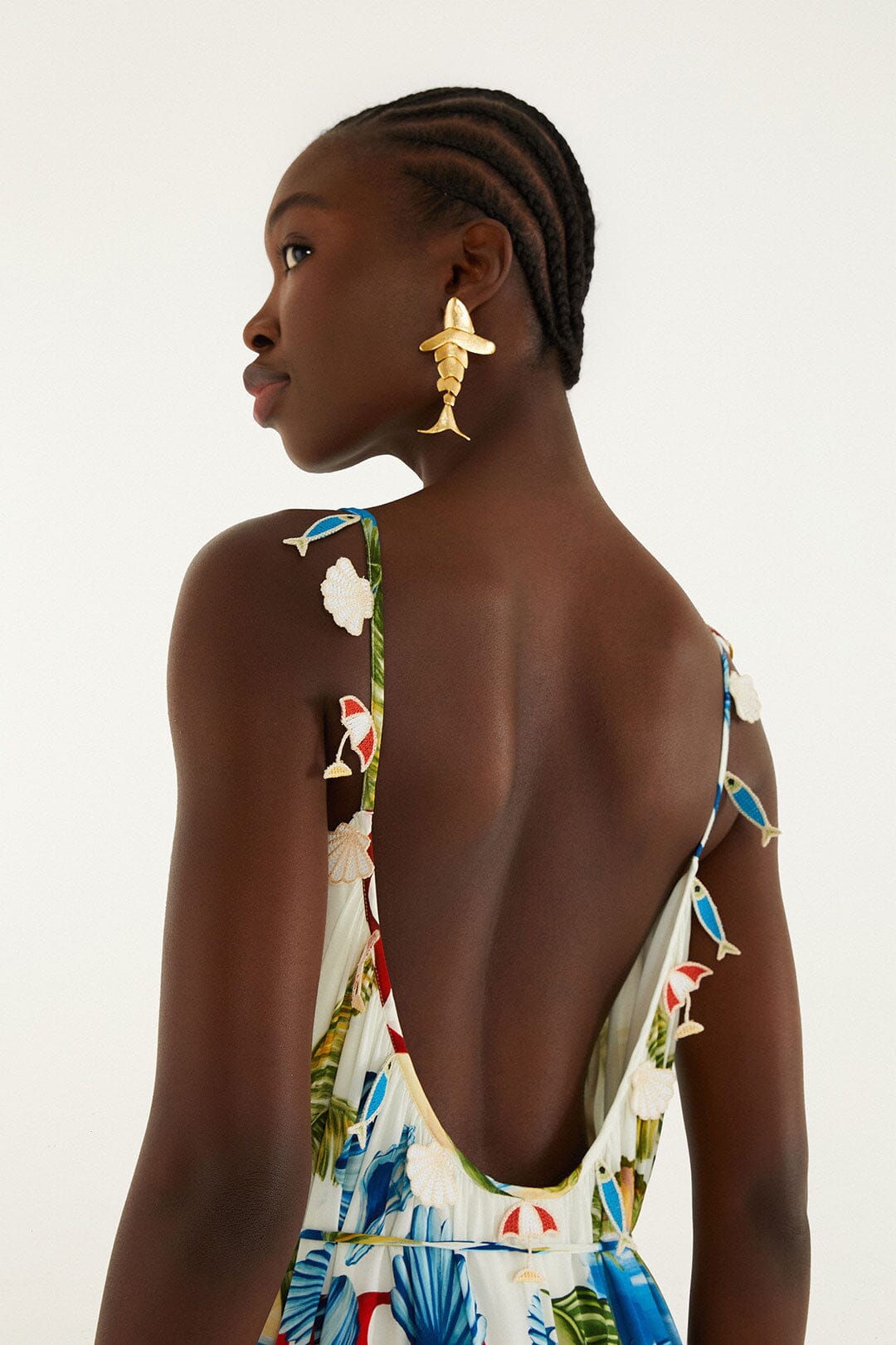 Rio Beach Off-White Maxi Dress